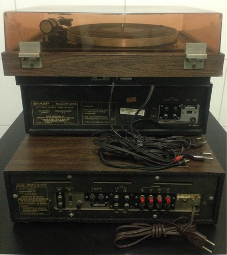 Som System Modulado 3x1 Sharp Sms 300b Vintage/revisado/top (Usado)