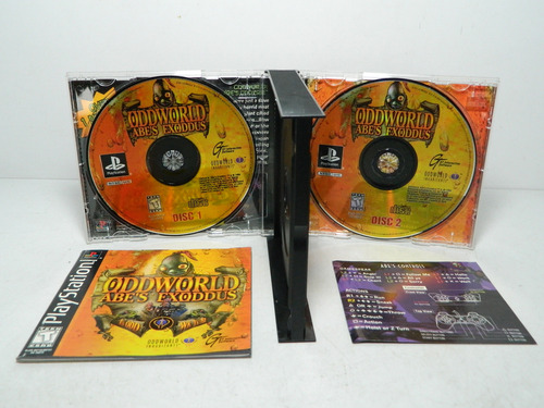 Odd World Abes Exoddus Original Playstation 1 Ps1 - Loja Rj (Usado)
