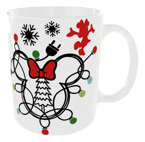 Set De Mugs Navidad Mickey Y Minnie