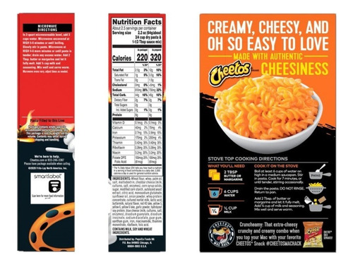 Cheetos Mac N Cheese Combo 3cajas 160grs.