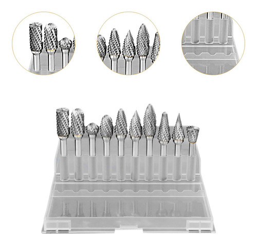 Juego De Brocas Rotativas Juego De Fresas Rotativas, Limas