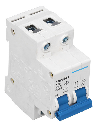 Disyuntor De Corriente Continua En Miniatura 2p 6ka 400v Air
