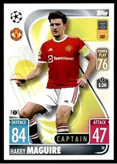 Topps Match Attax Uefa Champions League 30 Harry Maguire Man