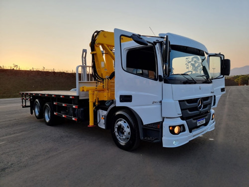 Imagem 13 de 15 de Mercedes Atego 2426 Ano 2014 Munck Masal 20.005