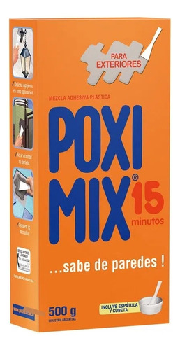 Poximix Mezcla Adhesiva A Base De Cemento D Exterior 1,25 Kg