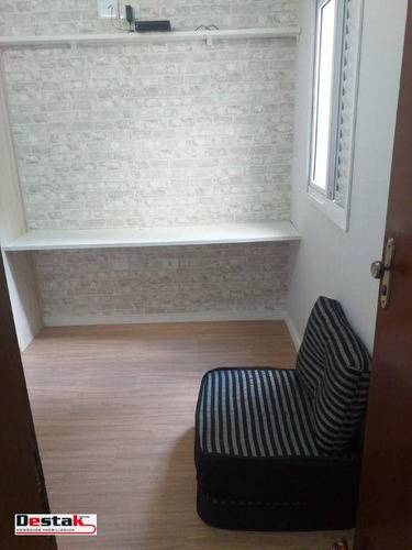 Imagem 12 de 30 de Ótimo Apartamento Bairro Utinga Santo André, 55 Metros. - Ap3130