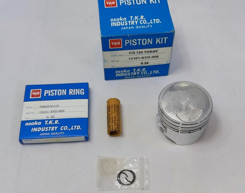 Kit De Piston Honda Cg-125 Today Medidas 0.50 1.00 Tkr