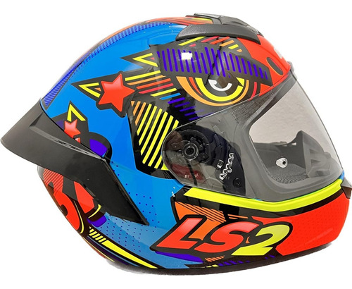 Casco Ls2 Ff352 Rookie Khan Grey Red