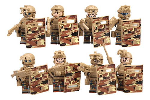 Juguete De Figura De Mini Soldado Militar - Desert Troopers