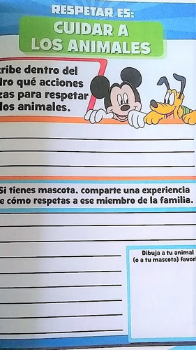 Libro Didáctico Bilingüe Disnep