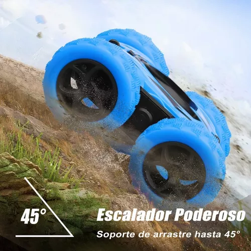 ZEYUAN Carro de acrobacias RC para crianças dupla face 2,4 GHz 4WD controle  remoto carro de acrobacias 360° veículos com luz : :  Brinquedos e Jogos