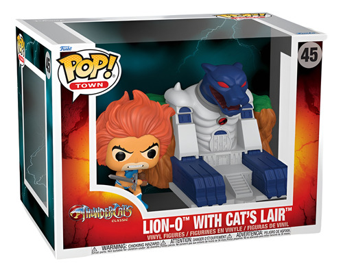 Funko Pop Town Lion-o With Cat's Lair Thundercats