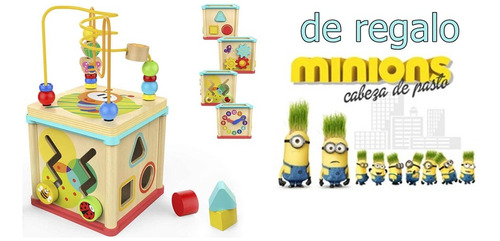 Juego De Encastre  Madera   Montessori  + Regalo Tetris 3d 