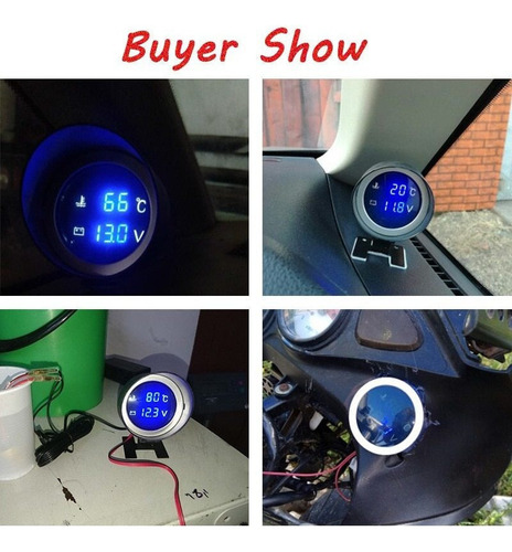 Ff F Voltímetro Universal Para Automoción Y Medidor De