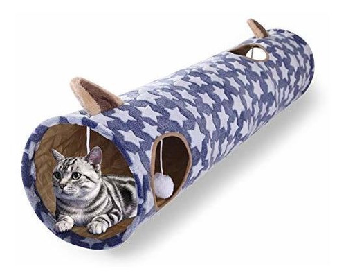 Túnel - Luckitty Cat Plush Tunnel Toy With Ball For Cat Kitt