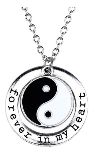 Collar Yin Yang Forever In My Heart Por Siempre N Mi Corazon