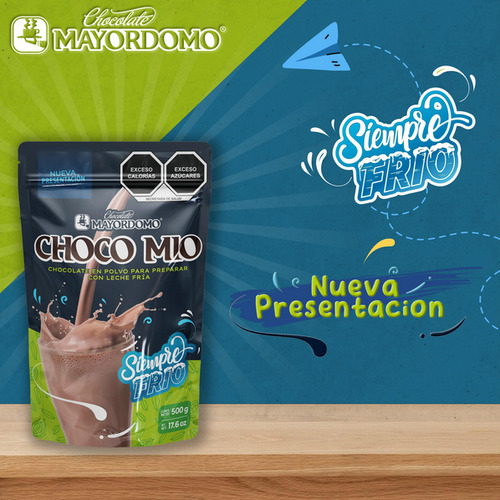 Choco Mio Mayordomo Chocolate En Polvo Para Malteadas 3 Pza
