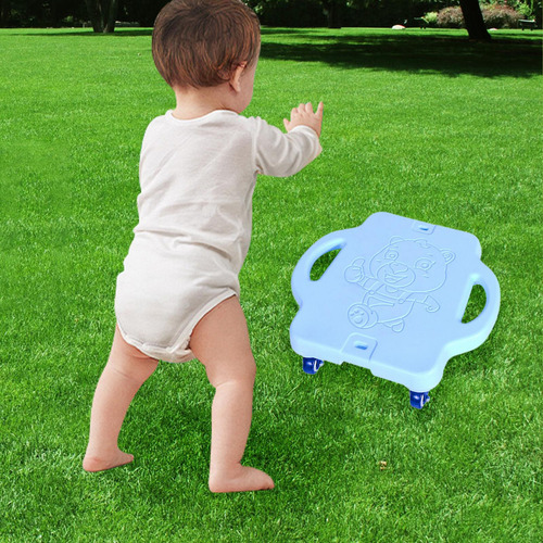 Tabla De Patinete Con Asa Para Niños, Tabla De Azul