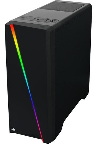 Imagem 3 de 6 de Gabinete Pc Gamer Rgb Led Mid Tower Atx Aerocool Envio 24hs