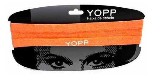 Faixa De Cabelo Corrida Yopp Cor Laranja