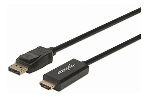 Manhattan 153201 Cable Displayport Hdmi M-m 4k 1.8m,