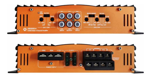 Amplificador 4 Canales Quantum Audio Qea500.4 Clase Ab 2400w
