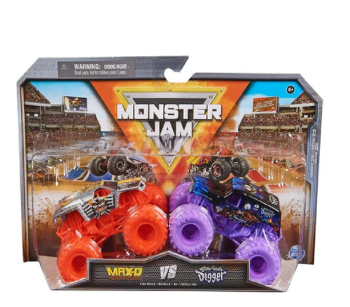 Monster Jam 2 Pack Vehiculos Playking