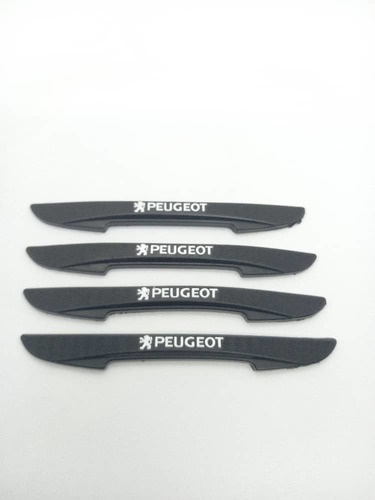 4 Topes Borde De Puertas Tira De Goma Anticolision Auto Peug