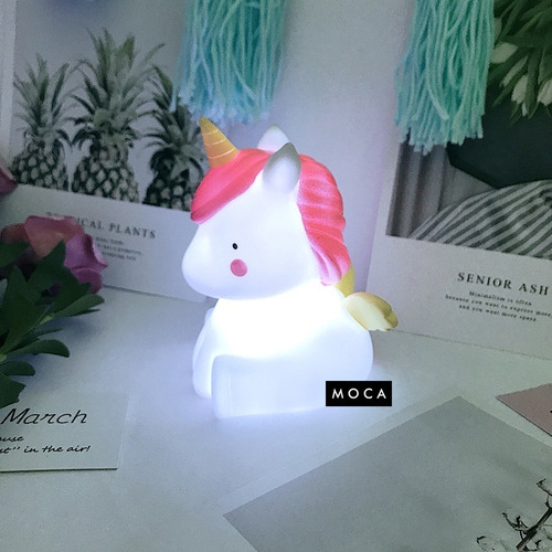 Lámpara Velador Flamenco Infantil Decoración Niños Bebe