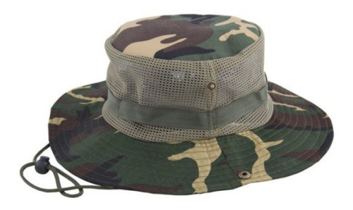 Sombrero Explorador Camuflado Con Red Gran Aventura