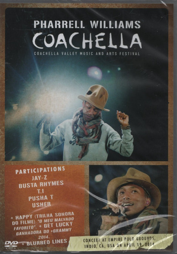 Dvd Pharrell Williams Coachella Valley Music