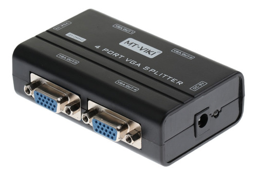 Imagem 5 de 12 de 4 Vias Svga Vga Splitter De Sinal Um A Quatro Portas Svga