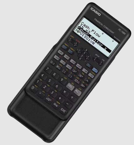 Calculadora Financiera Casio Fc-100v 2da Ed - Color Negro