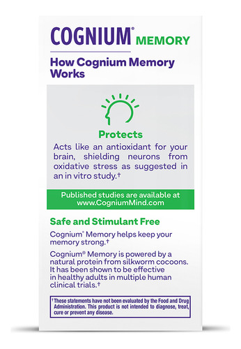 Cognium 100mg Natrol 60 Tablets Importado