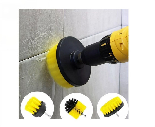 Cepillos De Limpieza Para Taladro Set X10 Auto Hogar Tapiz