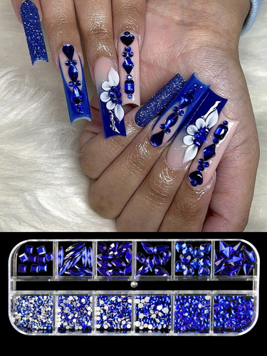 Diamantes De Imitación Para Hacer Florecer Tus Uñas, Accesor