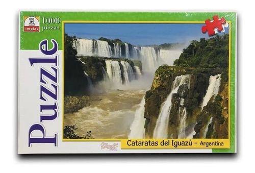   Rompecabeza Puzzle 1000 Piezas Catarata Del Iguazú Implas 