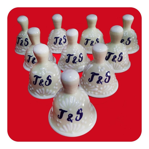 Imagen 9 de 9 de 50 Campanas Talavera Poblana Envío Gratis! C/ Iniciales Cmp