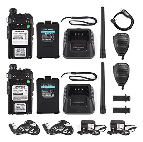 Baofeng Uv-5rtp Radio Bidireccional, Potencia De Doble Banda