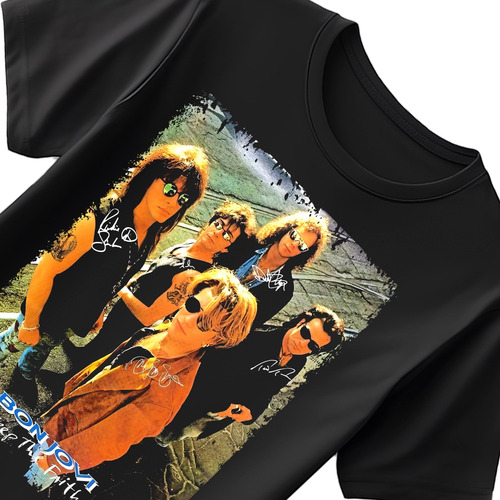 Playera Unisex Bon Jovi - Estilo Único Y Confortable