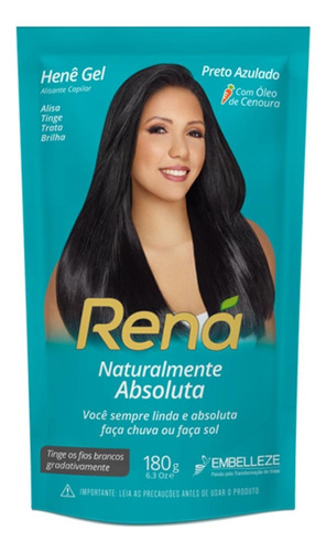 Rena De Novex Negro Azulado 180g