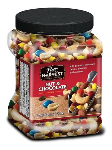 Nut Harvest Trail Mix Nueces Y Chocolate 1.1kg
