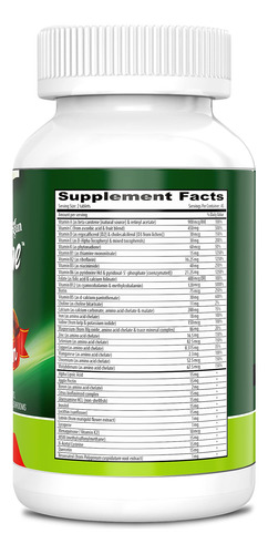 Suplemento Multivitamínico Vegano Deva Tuba Prime 90 Comprim