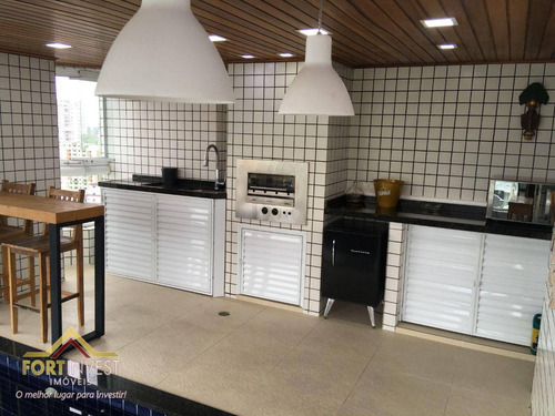 Imagem 21 de 30 de Apartamento Com 4 Dormitórios Porteira Fechada À Venda, 205 M² Por R$ 1.950.000 - Canto Do Forte - Praia Grande/sp - Ap3998