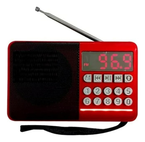 Rádio Fm Retrô Bluetooth 3w De Potência Recarregável Ka-31