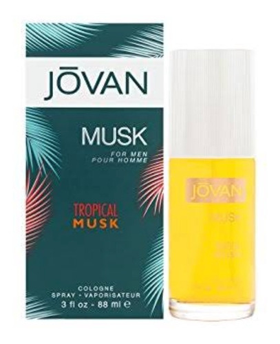 Perfume Jovan Tropical Musk For Men Coty (cologne) 88ml