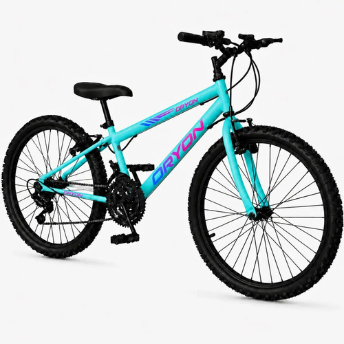 Bicicleta Infantil Oryon Aro 24 com 18 Velocidades para Meninas