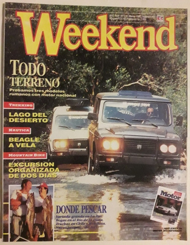 Revista Weekend N° 270 Marzo 1995 Trekking Pesca Nautica 