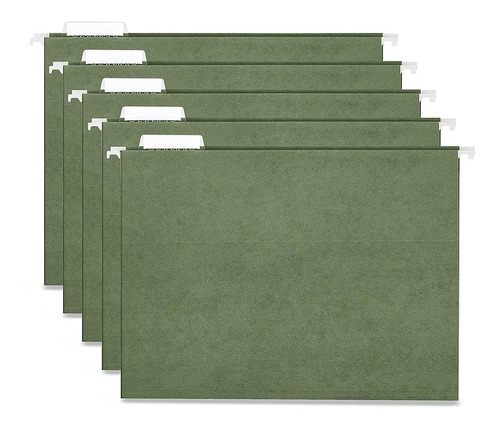 Fólders Colgantes Para Archivos - Carta, Verdes - 2/paq - 25