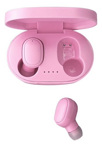 Audífonos Inalámbricos Bluetooth A6s Tws 5.0 Color Rosa